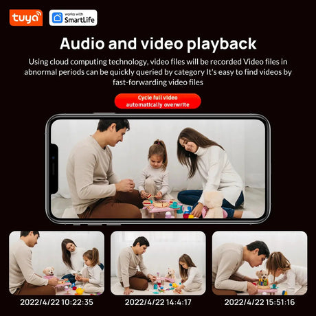 Tuya 4MP Indoor WiFi Camera Two Way Audio and Motion Alerts Plus - stepyours.com