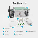 ICSEE 4K Dual Lens WIFI Camera - 2K Dual Screen PTZ Outdoor Security - stepyours.com