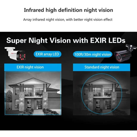 SIMICAM Super HD Bullet Camera 4K PoE Night Vision With Audio For NVR - stepyours.com