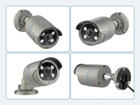 Techage AI PoE 4K Outdoor Security Camera With Two Way Audio For NVR - stepyours.com