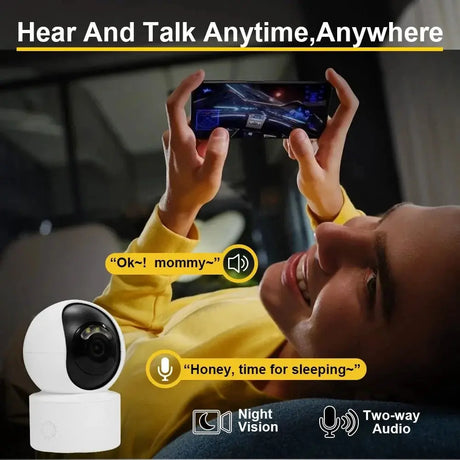 Yoosee 5MP WiFi Indoor PTZ Mini IP Camera - Color Night Vision And Two Way Audio - stepyours.com
