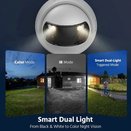 Annke 8MP Dual Lens IP PoE Security Camera Human Detection And Two Way Audio - stepyours.com