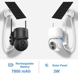 Solar Wireless Security Camera With Color Night Vision