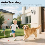 BESDER 8MP WiFi PTZ Outdoor Camera - With AI Human Detection Dual Screens - stepyours.com