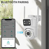 4MP Outdoor IP66 Dual Lens WiFi PTZ Camera With Smart Motion Detection - stepyours.com