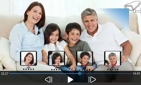 Ninivision 5MP WiFi Indoor Camera 360 PTZ AI Detection Pet Monitor Tuya P2P - stepyours.com