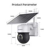 Shiwojia 5W 4G Solar Camera WiFi Tuya Smart Outdoor Cam