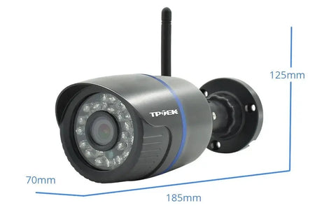 4MP Outdoor WiFi Bullet Security Camera - CamHi CamHipro Compatible Alerts - stepyours.com