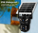 KERUI Outdoor Waterproof Solar Camera 6MP Dual Lens With 4G SIM And WiFi - stepyours.com