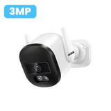 TPTEK 3MP WiFi Outdoor Bullet Camera - AI Human Detection, IP66 Weatherproof - stepyours.com