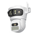 BESDER 6K 12MP Outdoor IP Camera - Three Lens AI Human Detection Waterproof - stepyours.com
