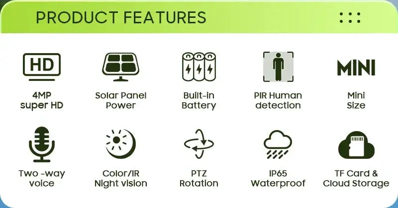 Shiwojia 5W 4G Solar Camera WiFi Tuya Smart Outdoor Cam