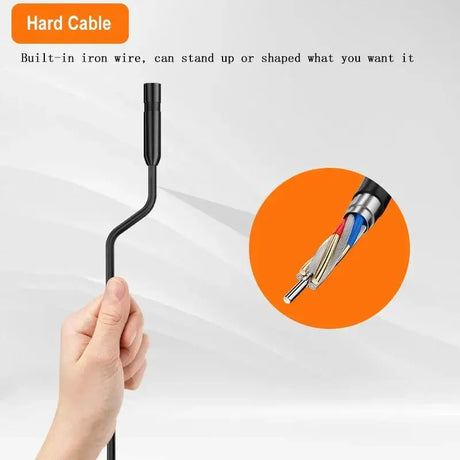 Detachable 2 - 100m Borescope With 8mm Camera - 1080P HD IP67 Endoscope - stepyours.com