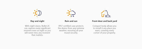IMOU Outdoor Bullet 2C 5MP WiFi Camera Weatherproof AI Human Detection - stepyours.com