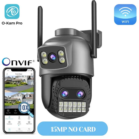 20MP Outdoors WiFi PTZ Security Camera - AI Human Detection and 10X Zoom Hooks by stepyours.com