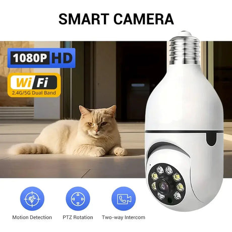 Ease Life App Light Bulb Security Camera Outdoor Wireless 5GHz 360 Degree E27 - stepyours.com