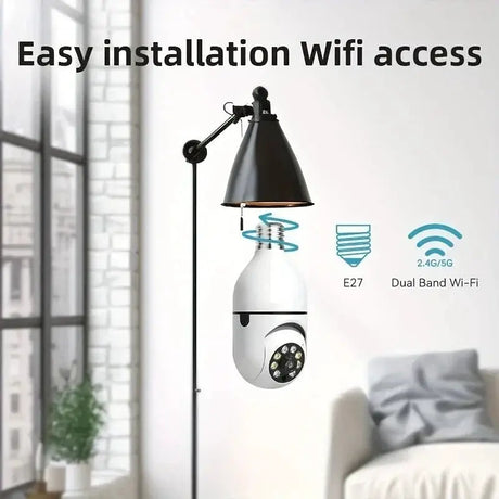 Ease Life App Light Bulb Security Camera Outdoor Wireless 5GHz 360 Degree E27 - stepyours.com