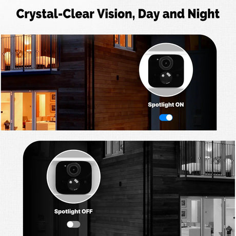 MOES Solar Powered WiFi Security Camera 4MP IP65 Waterproof Alexa Google Home - stepyours.com