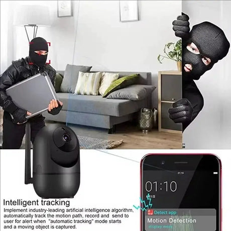 New Wireless IP Camera - Auto Tracking 1080P Night Vision For Home Security - stepyours.com