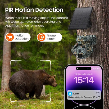 4MP Solar Security Camera For Wildlife Monitoring Solution