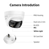 Annke 8MP Dual Lens IP PoE Security Camera Human Detection And Two Way Audio - stepyours.com