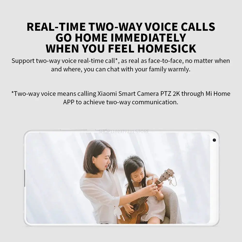 Xiaomi 360 Degree Mi PTZ 2K Security Camera AI Detection Indoor Night Vision by stepyours.com