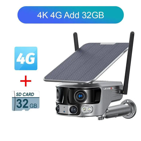 Solar Security Camera 4K Crystal Clear Surveillance Solution