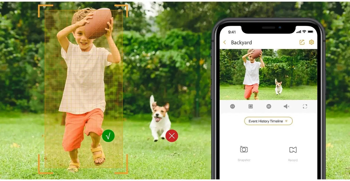 IMOU Ranger 4MP Bullet Lite Indoor Outdoor Security Camera AI Detection - stepyours.com