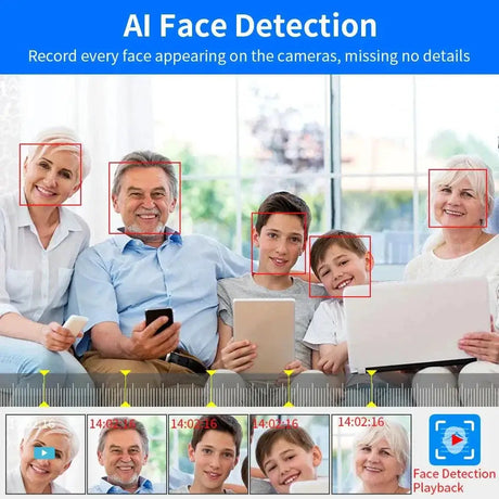 Hiseeu Surveillance System Enhanced Face Detection Setup