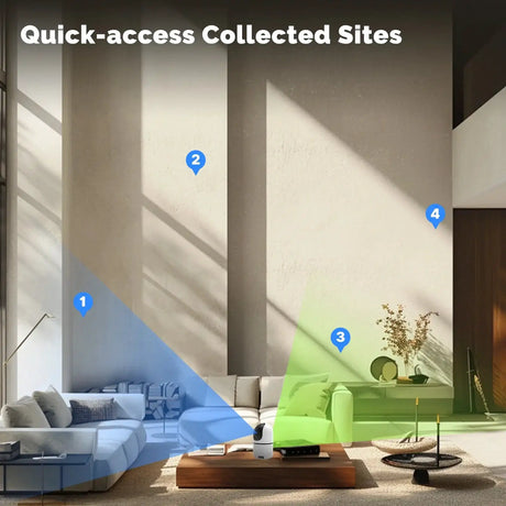 Moes Tuya WiFi 4MP Dual Lens Indoor Cam With Night Vision Motion Two Way Audio - stepyours.com