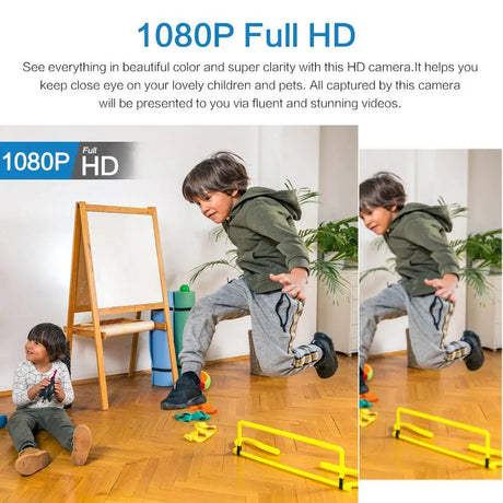 1080P HD Mini WiFi Security Camera Night Vision Audio