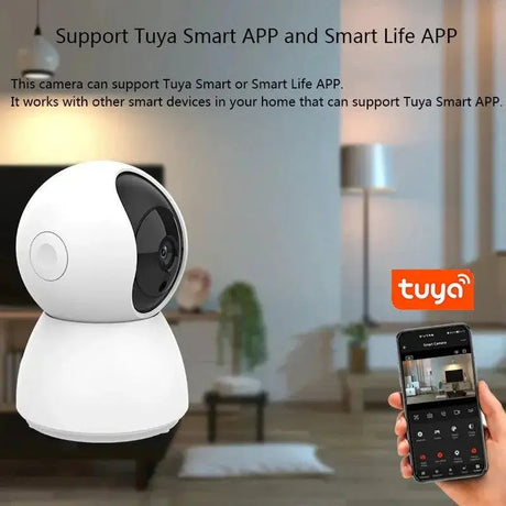 Tuya Smart HD Indoor Security Camera With Night Vision