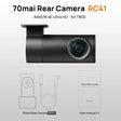 70Mai RC12 Rear Cam Dual Channel Interior Dash Cam With Parking Recording A810 - stepyours.com