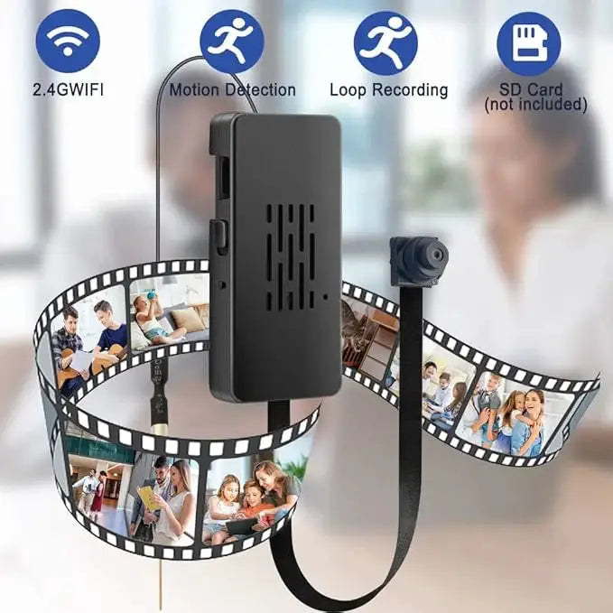 Tuya Full HD Mini DIY Wireless Security Camera 115° Wide Angle Motion Detection Auto Alarm Remote View for Home Surveillance