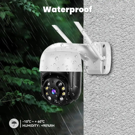 DDBROUGEN A8B PTZ Camera - 4K 8MP AI Humanoid Detection Outdoor Security Hooks - stepyours.com