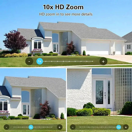 Difang 5MP WiFi IP Camera Outdoor PTZ 10x Zoom Auto Tracking CCTV - stepyours.com