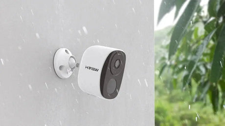 H View PIR Battery Powered Wireless Outdoor Security Camera 2K 3MP WiFi Siren - stepyours.com