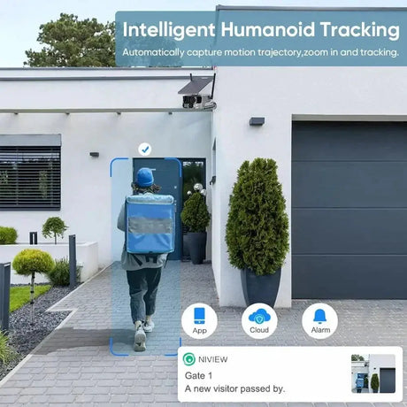 Solar Security Camera 4K Crystal Clear Surveillance Solution