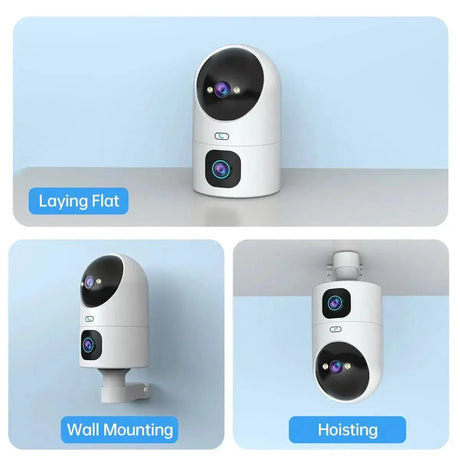 4K Auto Tracking PTZ Security Camera With Dual Lens