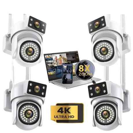 8MP Outdoor WiFi Camera With AI Smart Tracking System