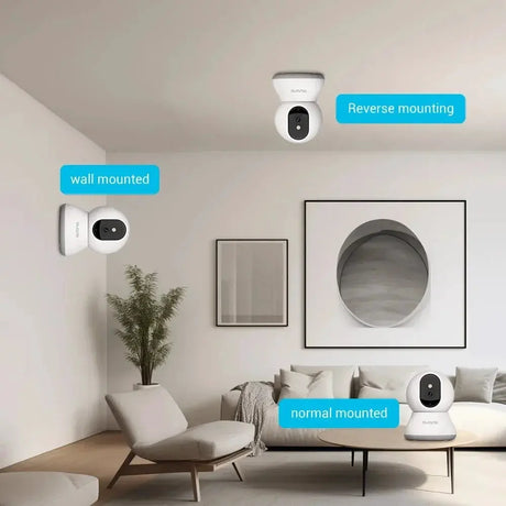 Blurams 2K Indoor Camera - 360 Pet And Elder Surveillance With OneTouch Call - stepyours.com
