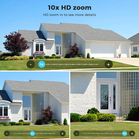 20MP Outdoors WiFi PTZ Security Camera - AI Human Detection and 10X Zoom Hooks by stepyours.com