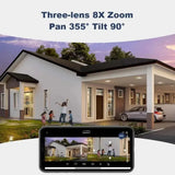 9MP Ultra HD Alexa Enabled Smart Outdoor Security Camera