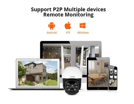 Fuers 8MP Outdoor IP Camera - Auto - Tracking and Tuya Smart Life Compatible - stepyours.com