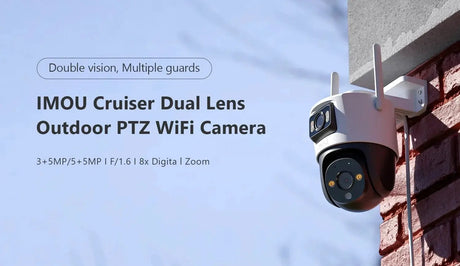 IMOU Dual Lens Outdoor PT Camera 360 AI Security With Human And Vehicle Alerts - stepyours.com