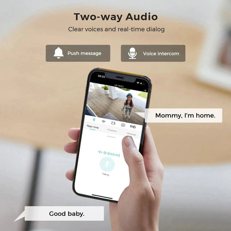 Mini PTZ WiFi Camera 4MP 2K ICsee Surveillance 5X Digital Zoom HD Night Vision - stepyours.com