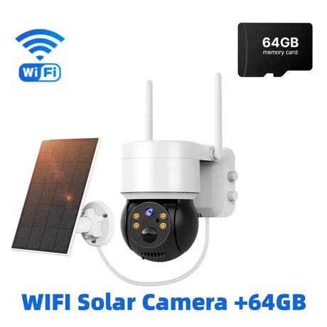 Solar Powered Outdoor Security Camera With Smart Detection