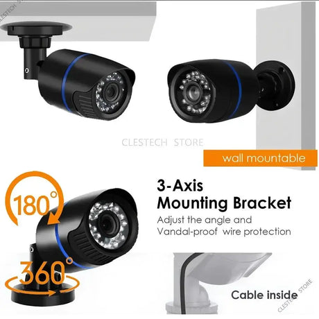 Real 1200TVL Mini CCTV Camera IP66 Waterproof Outdoor Security for Home - stepyours.com