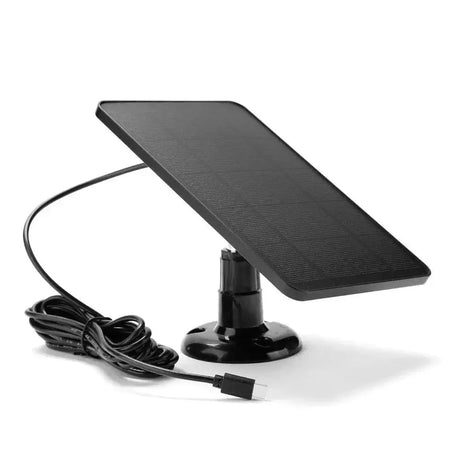 Solar Panel Security Camera Charger Outdoor Power Kit