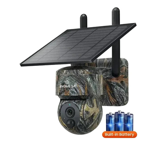 INQMEGA Solar 4G Outdoor Security Camera With Solar Panel